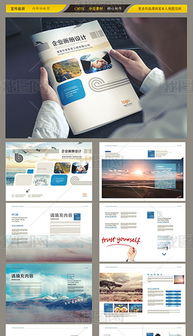 cdr软件公司画册 cdr格式软件公司画册素材图片 cdr软件公司画册设计模板 